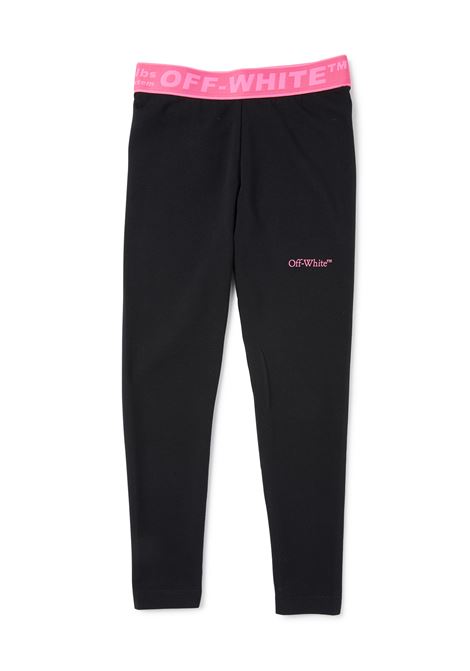 Leggings con logo OFF WHITE KIDS | OGCD003F25JER0011032